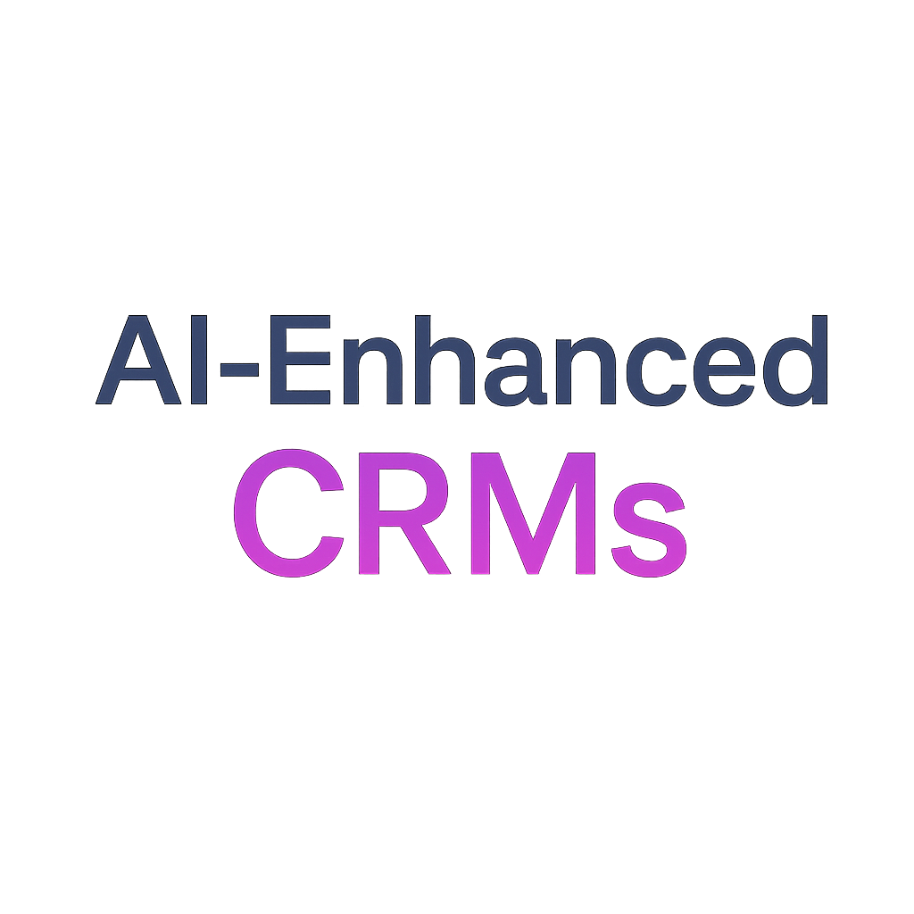 AI Enhanced CRMs Concept Logo