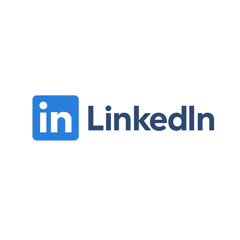 LinkedIn logo button