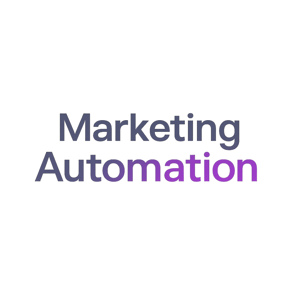 Marketing Automation Concept Logo