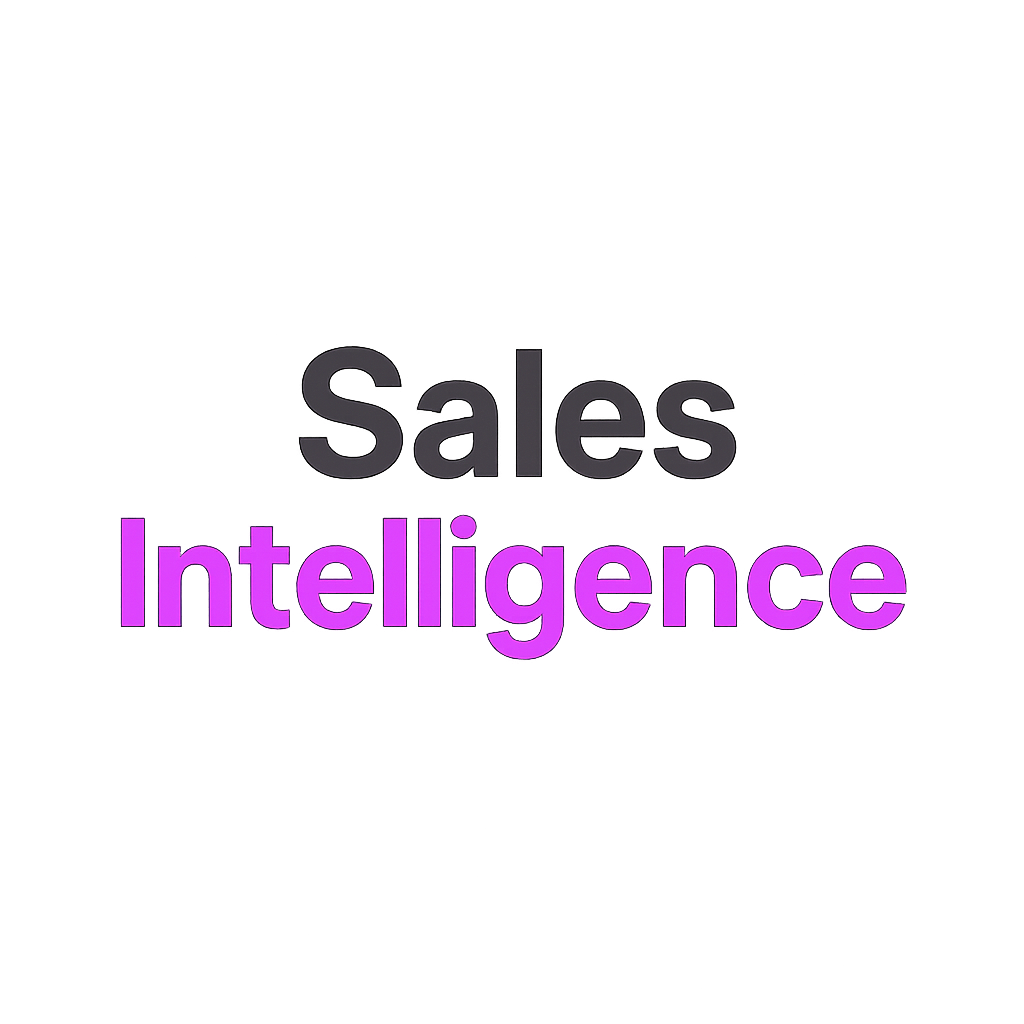 Sales Intelligence Concept Logo